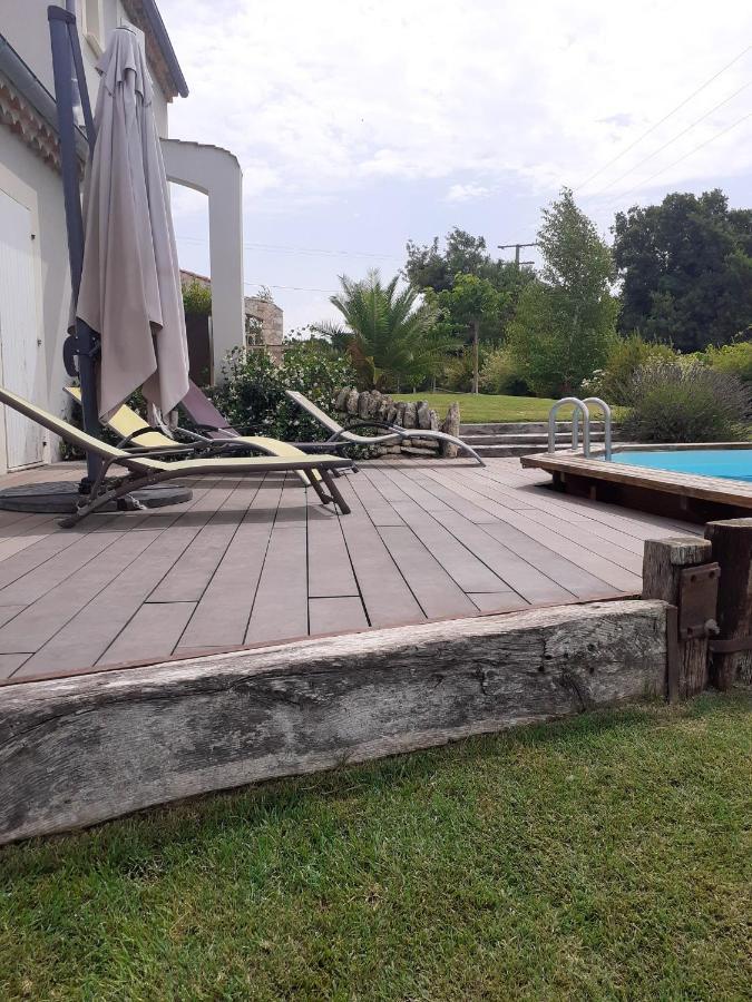 Villa de 2 chambres avec piscine privee jardin clos et wifi a Colonzelle Extérieur photo